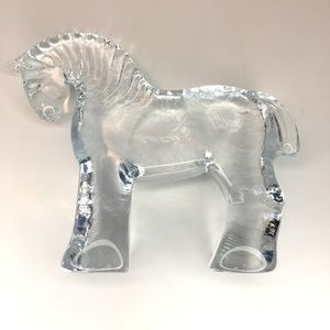 Vintage Glass horse figure